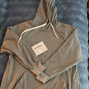 WARMY Gray Hooded Sweatshirt